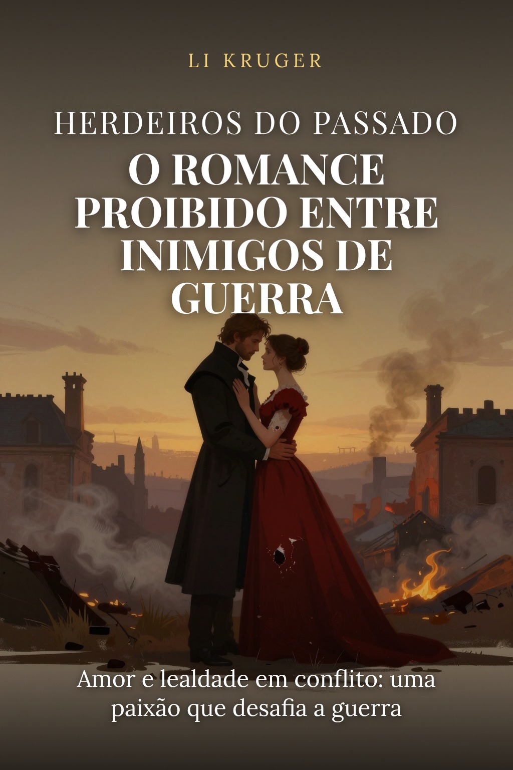 como escolher um romance de época com guerra e intriga 2 Capa do e-book Herdeiros do Passado: O Romance Proibido entre Inimigos de Guerra