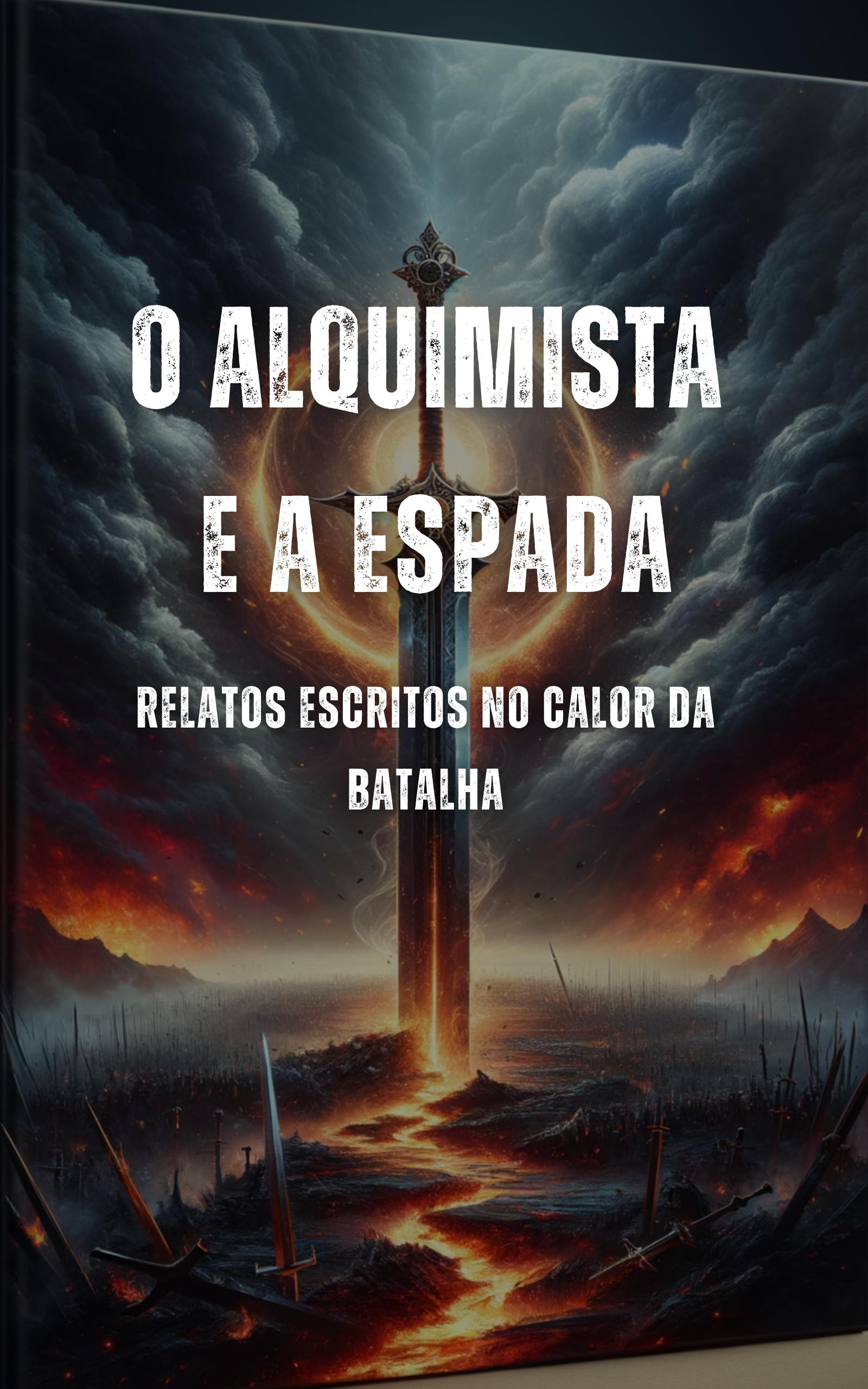 fantasia épica: o guia completo do gênero 2 Capa do e-book O Alquimista e a Espada: Relatos Escritos no Calor da Batalha